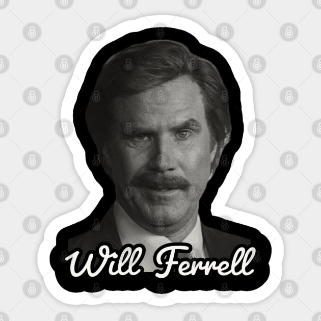 Will Ferrell / 1967 Sticker by Nakscil